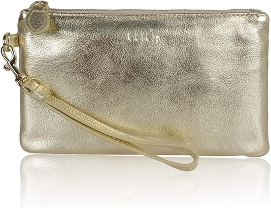 Gladdon damestas, kleine schoudertas, crossbody met 3