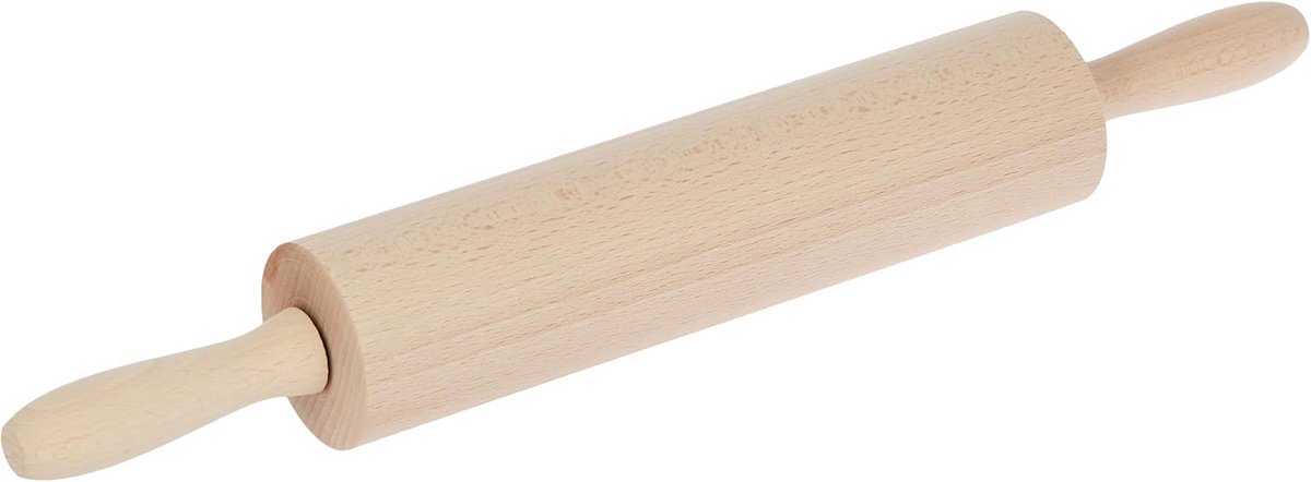 Draaibare Deegroller van Hout - 44 cm voor Bakken en Patisserie