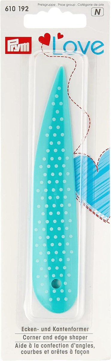 Hoeken- en kantenvormer 12,5x2,5cm - mint kleur