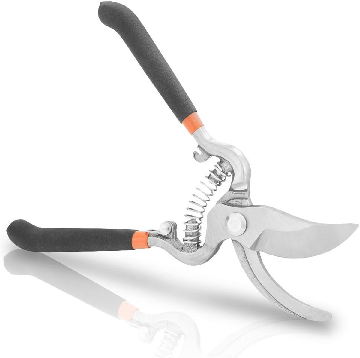 Traditionele snoeischaar van koolstofstaal met ergonomische greep - 20 cm snijlengte