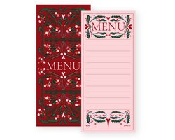 Fabrique a la carte - Menukaarten - Invulbaar - 8 stuks