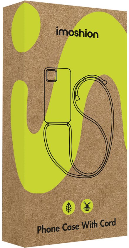 imoshion Hoesje - Geschikt voor Apple iPhone 13 Pro - Color Backcover met afneembaar koord - Groen
