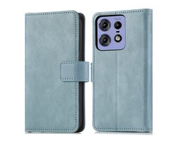 imoshion Hoesje - Geschikt voor Motorola Edge 60 Neo / Motorola ThinkPhone 25 / Motorola Edge 50 Neo - Luxe Bookcase - Lichtblauw