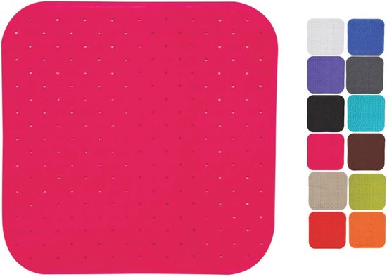 Antibacteriële antislip douchemat met zuignappen - Beige - 54 x 54 cm - Wasbaar op 60 graden — afbeelding 3