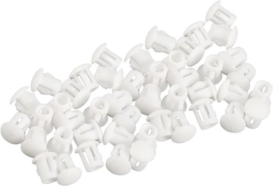 Tighall 100 stuks 3 mm plastic gatpluggen ronde knoppluggen