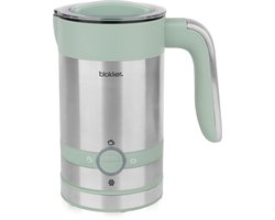 Blokker Melkopschuimer - 100ml schuim - 200ml melk - Aan/uit schakelaar - Automatische uitschakeling - 360° snoerloos design - Anti-aanbak - Indicatielampje - Anti-slip - Otter Group Control - MK-130364.2 Groen