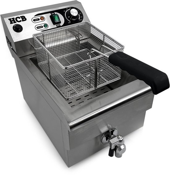 HCB Professionele Grote Horeca Frituurpan Friteuse 12 Liter 