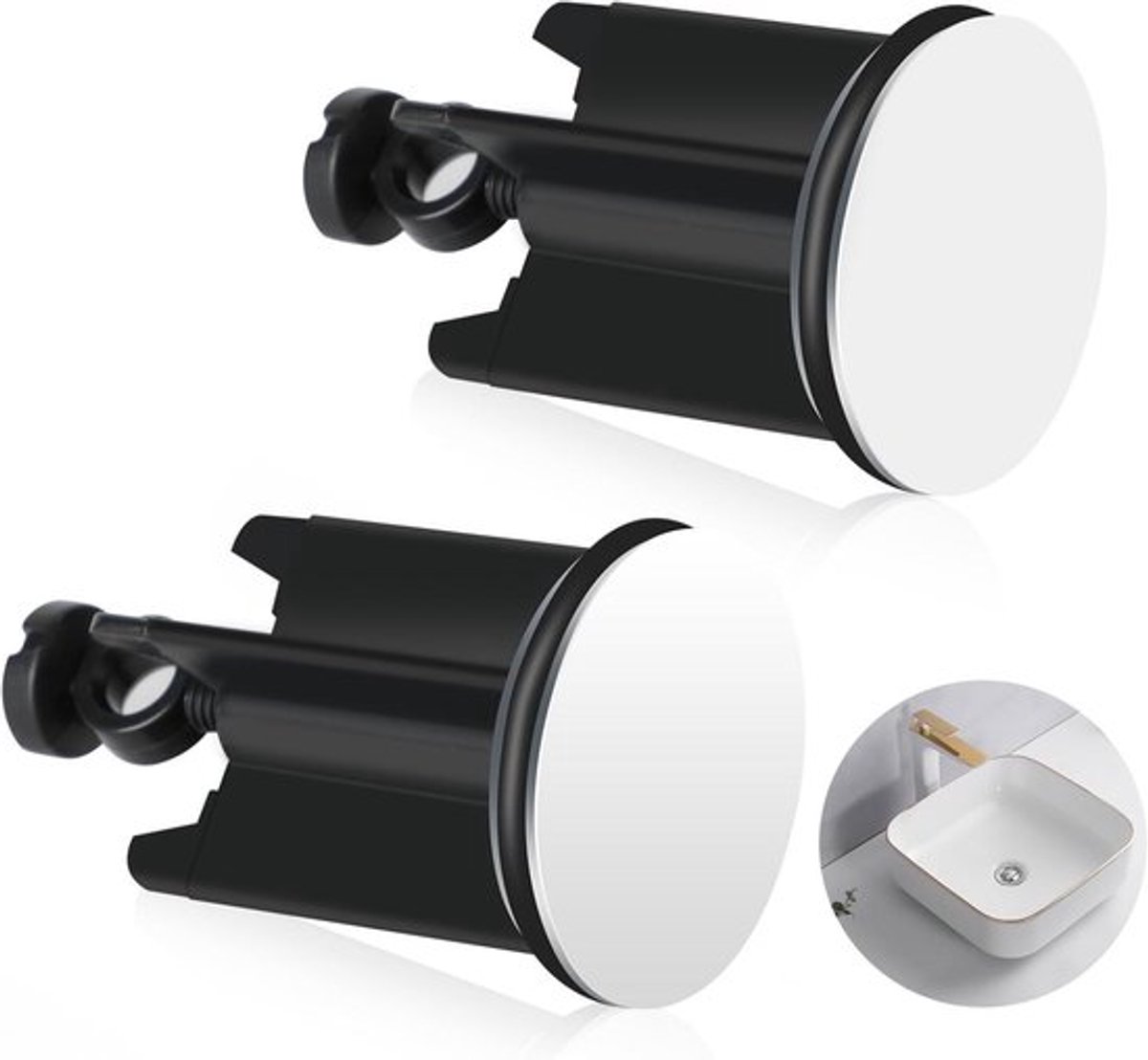 Pop-up gootsteenplug vervanging 40 mm - Verstelbare badkamerstekkers - Universele wastafel plug van plastic en messing - Voorkomt roest en sluit goed af - Ideaal voor badkamer gootstenen