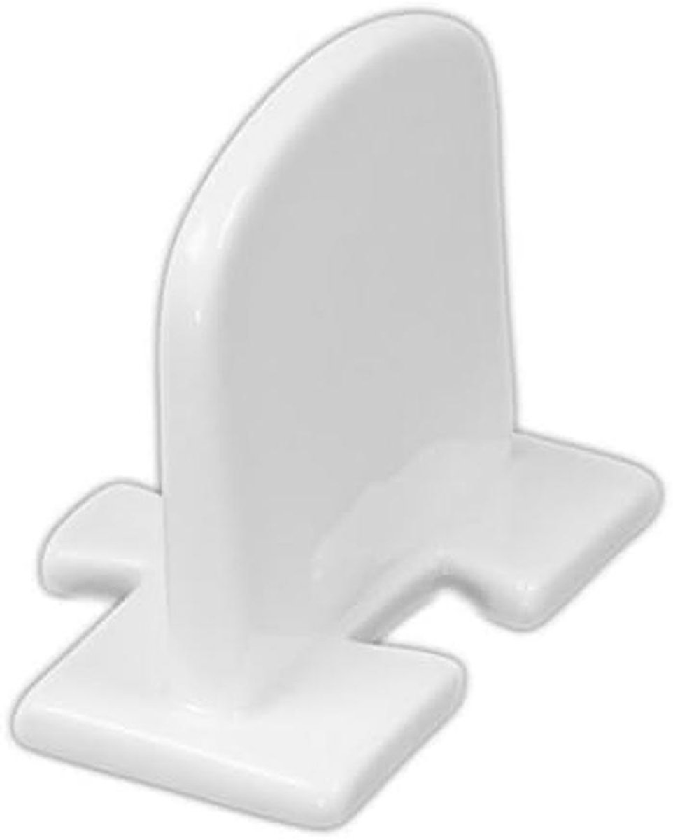 Set van 4 Witte Porseleinen Toastrekken in Puzzelvorm
