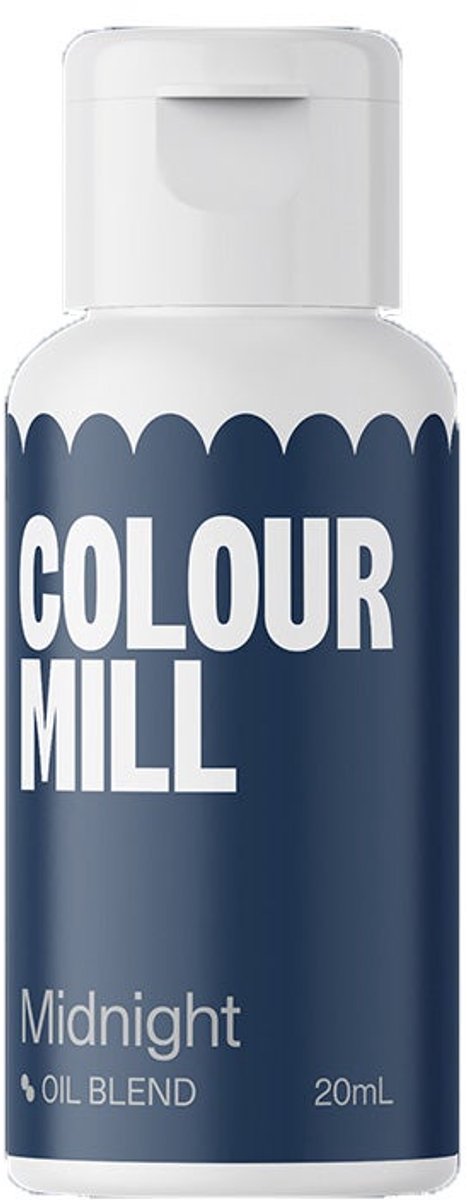 Colour Mill Oil Blend Voedingskleurstof op Oliebasis - Midnight - 20ml