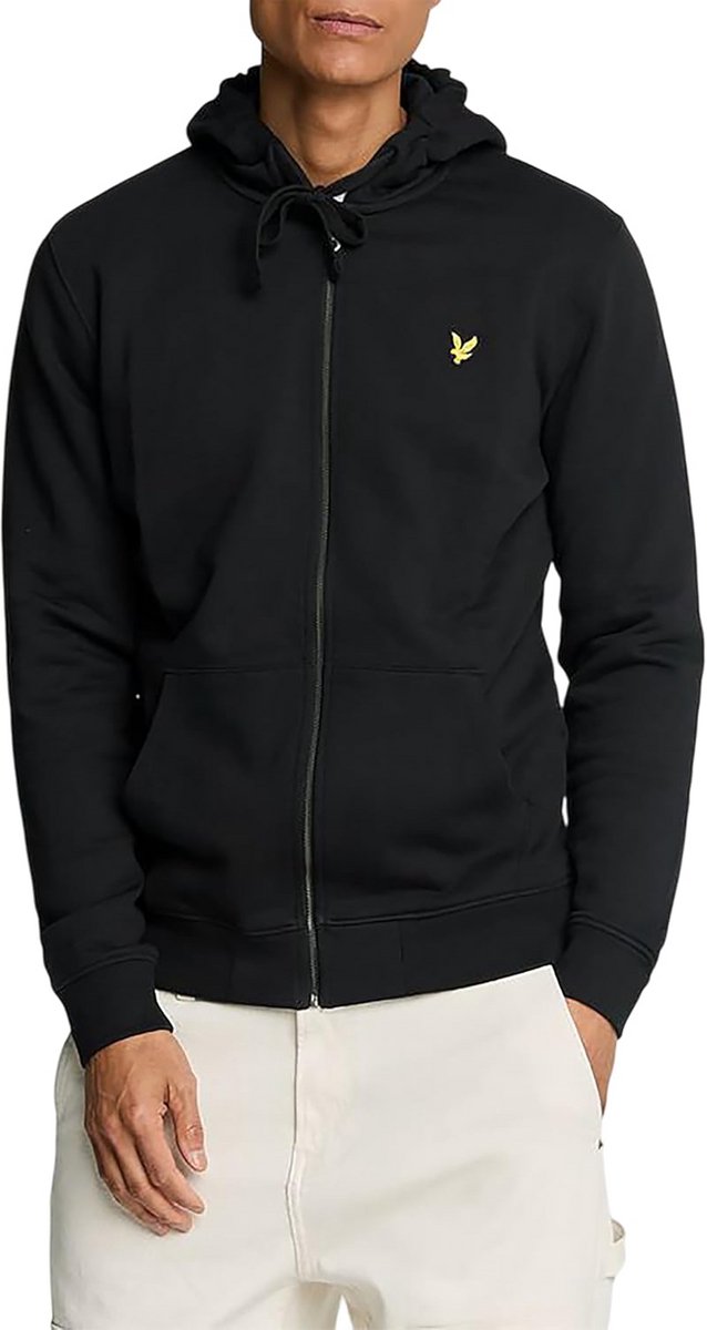 Heren Hoodie met Rits en Logo