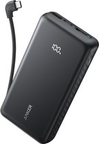 Anker Zolo Powerbank, 20.000 mAh 22,5W Max Draagbare Lader, USB-C In- en Output Snelladen Accupack, Slank Reismaatje
