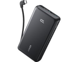 Anker Zolo Powerbank, 20.000 mAh 22,5W Max Draagbare Lader, USB-C In- en Output Snelladen Accupack, Slank Reismaatje