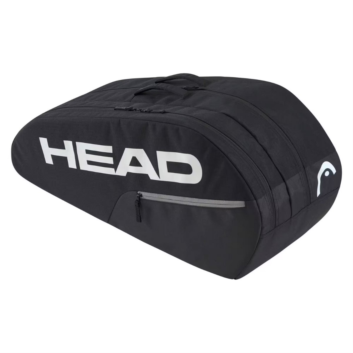 Head Base Padel Tas – Ruime Padel Racket Bag – 2 Compartimenten – – Voor 3 Rackets & Accessoires – Padeltas Padeltassen Voor Heren en Vrouwen Unisex Comfortabele Draagband Zwart