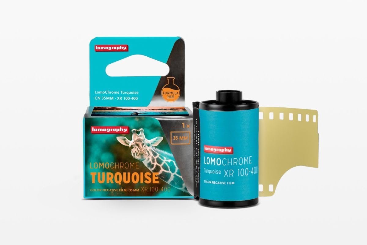 Turquoise 35mm Film voor Creatieve Fotografie