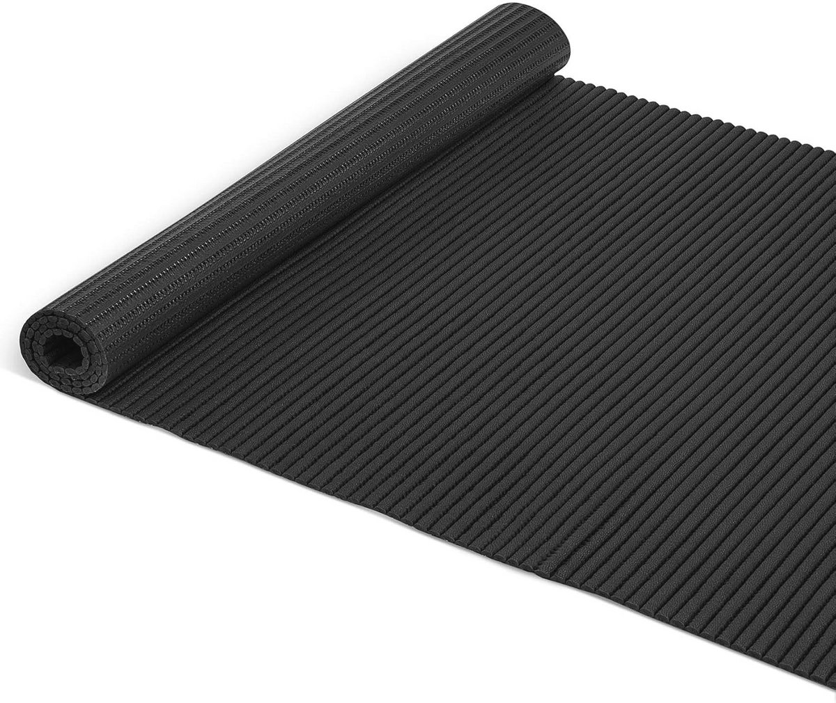 Zwarte Badmat - Zachte Foam Loopmat - Antislip - 65 x 160 cm