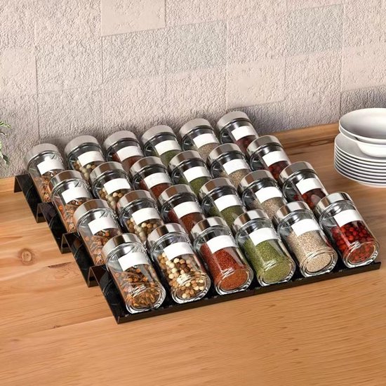 Tolenre Acryl kruidenlade-organizer, rek, keuken, kruidenrek