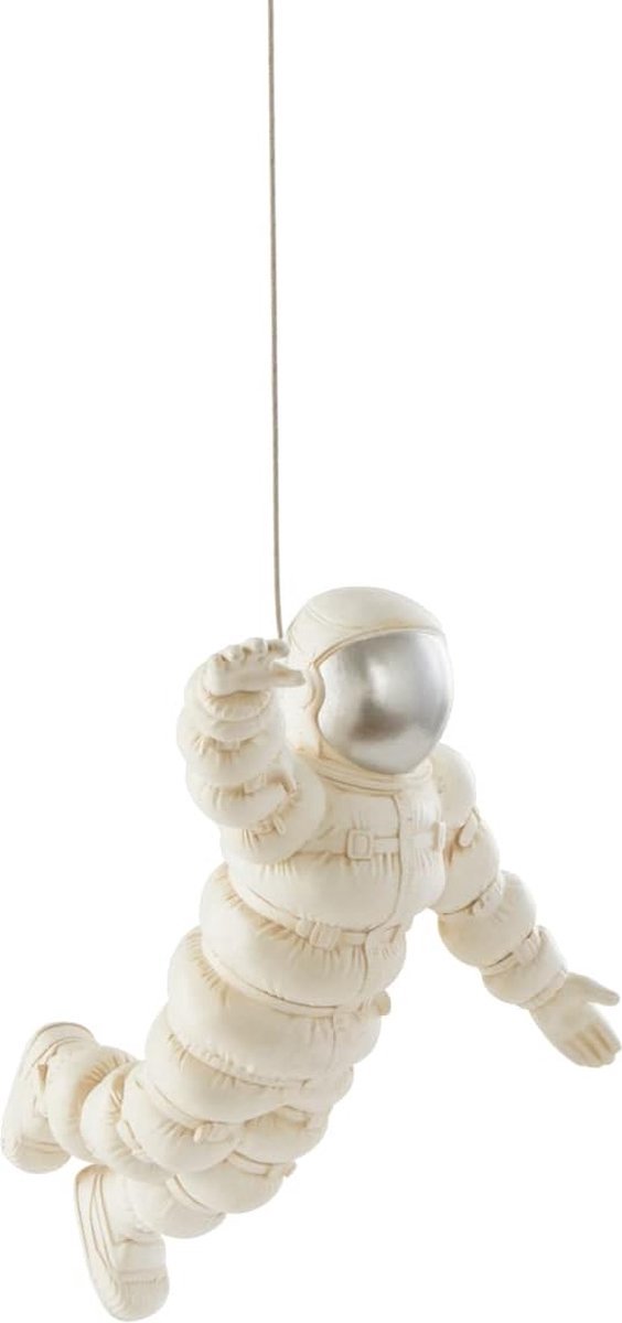 Stunq® Neil Astronaut decoratieve figuren, wanddecoratie - mat wit, 31,9 x 19,5 x 13,6 cm