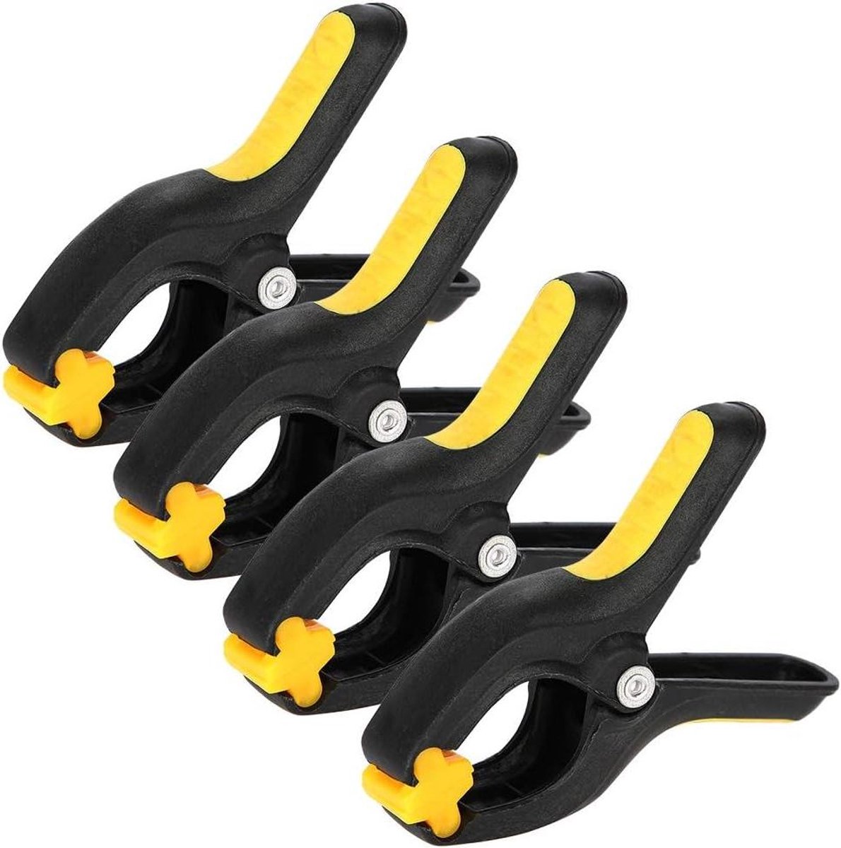 4-delige universele klemmen voor mobiele telefoon scherm reparatie - LCD bevestigingsklemmen - set van 4 met zoekwoorden: plas ic klemmen, clip fx ure, scherm reparatie gereedschap.