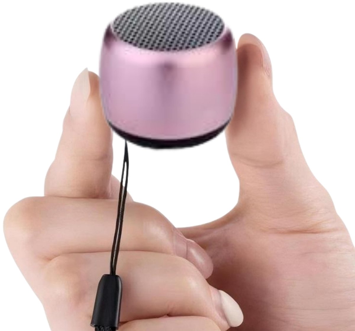 Mini Bluetooth Speaker met Deep Bass – Aluminium Behuizing – Sensor TWS Pairing – TF-kaart – Compact & Draagbaar Paars