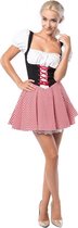 Oktoberfest Jurk Dames |  Tiroler jurk Dames |  Dirndl Eva |  Rood |  Maat XL
