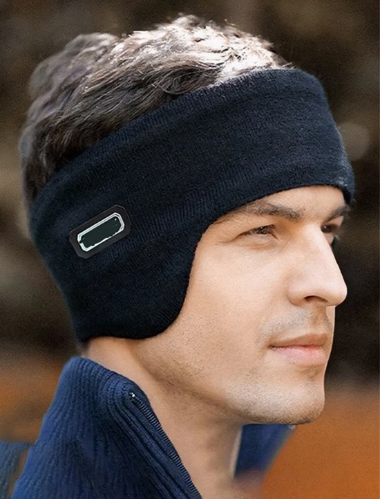 Cache-oreilles d'hiver pour hommes - Oreillettes rembourrés et épaissis pour la Protection contre le froid, le vent et les Sports de plein air