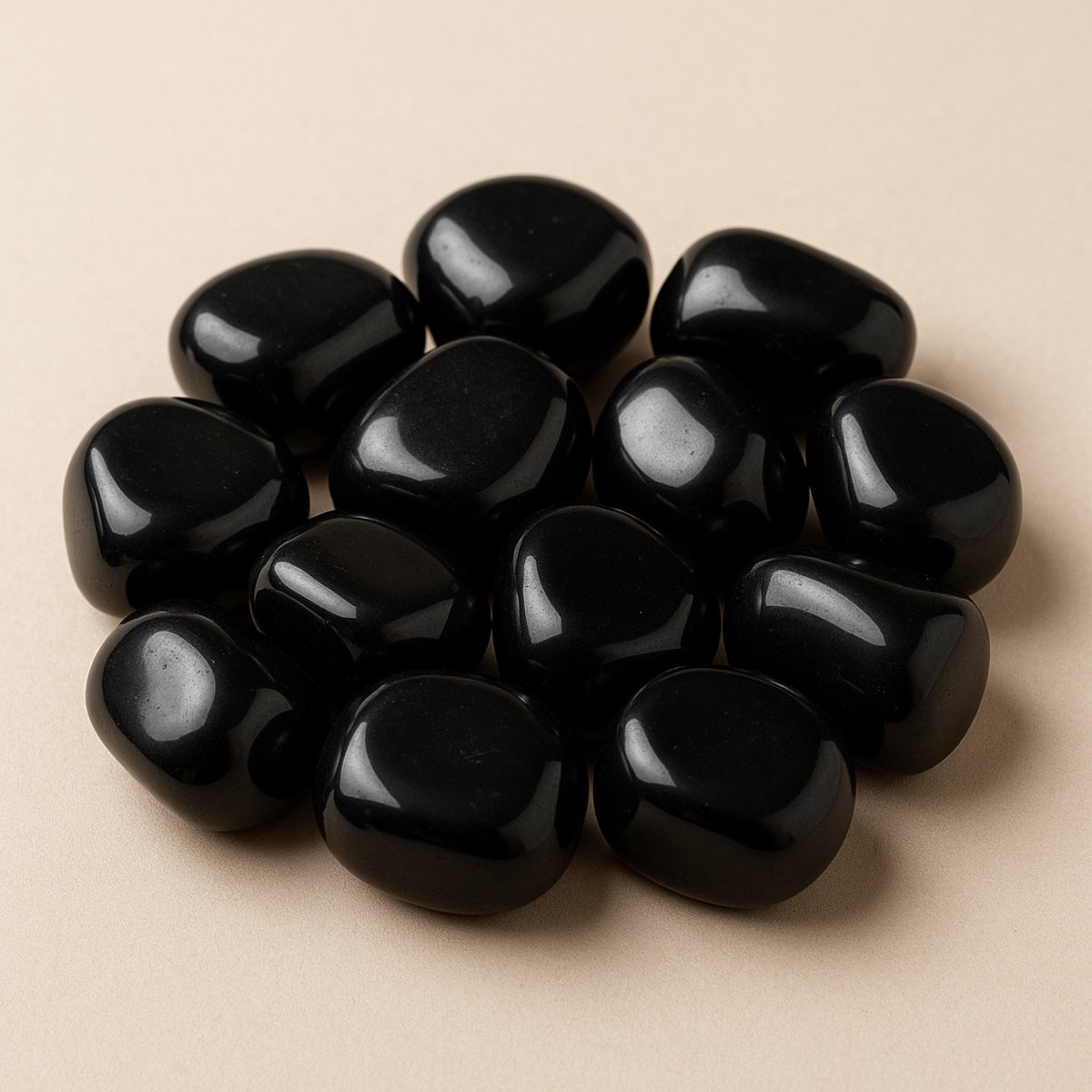 S4H - Obsidiaan Getrommelde Stenen 100 gram – Beschermende Edelsteen | S4H Premium Kwaliteit
