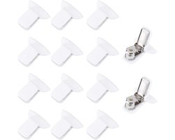 Dekbedclips voor Binnen - Snel Dekbedovertrekbevestigingen - Sterke Clips voor Dekbedden - Voorkomt Verschuiven - Eenvoudig te Installeren, Set van 14 Stuks.