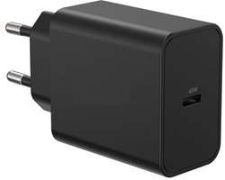 OneOne 45W super snellader. Zwarte USB C oplader. PD lader adapter past op Universeel Bang & Olufsen, Blackview, Beats, Boox (ONYX), Canon, DJI, Fuji FujiFilm, Gigaset, GoPro, Corsair, JBL, Stratus