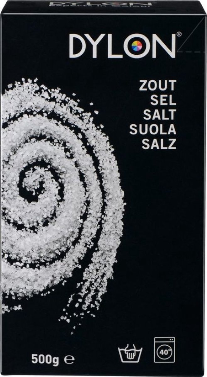 Dylon - Zout - Voor gebruik met Dylon Handwas Textielverf - 6 x 500 gr