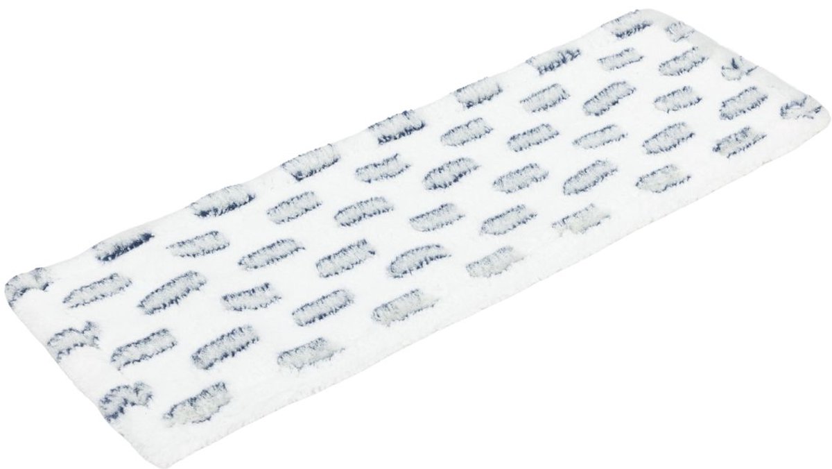 D&L Microvezel Vloermop Premium Leichtläufer - 40cm - Wit-Zwart Geborsteld