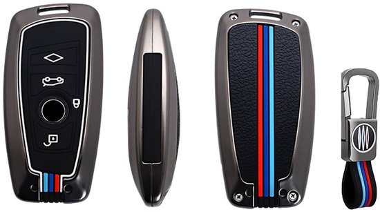 OFF WE GO Autosleutelhoes Voor BMW - Roze TPU Hoes - Compatibel Met X1, X5, 3-serie, IX En Meer