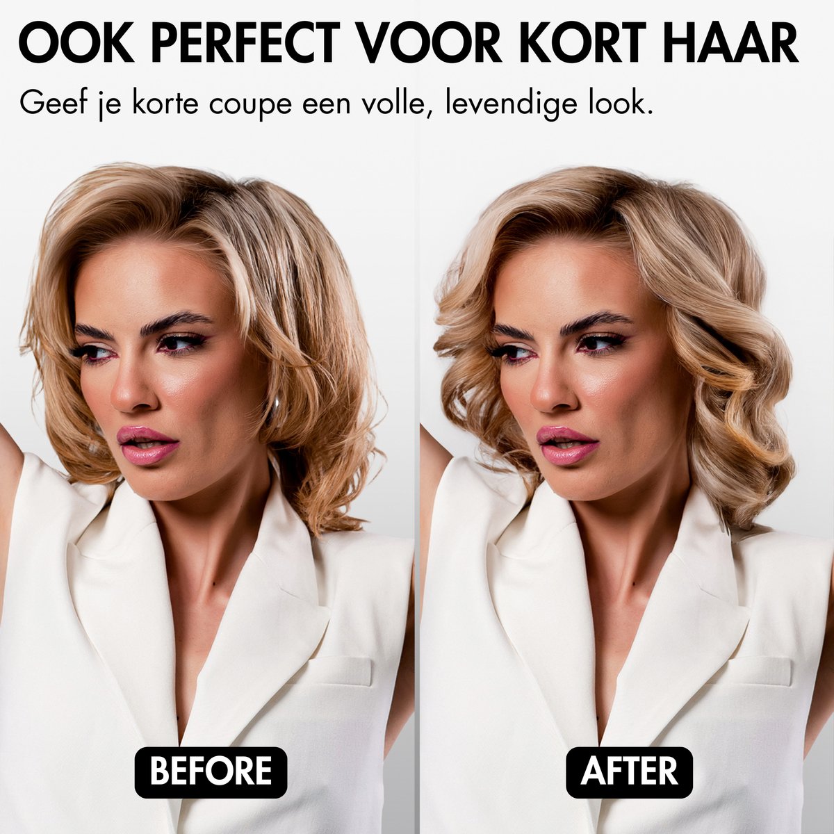 Sansbeauté® Krultang met Klem - Pink - afbeelding 2