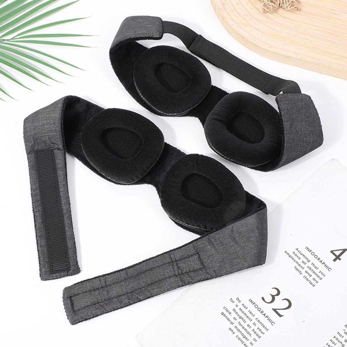 100% verduisterend 3D slaapmasker voor dames en heren - Ultrazacht en comfortabel — afbeelding 13