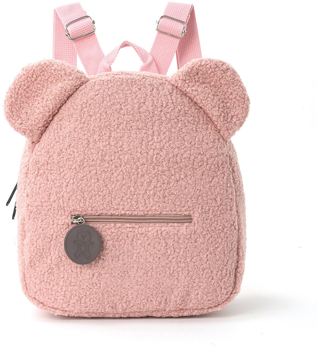 Twisted Peach® | Teddy rugzak | Roze | Rugzak | Schooltas | Opvang | Kind | Peuter