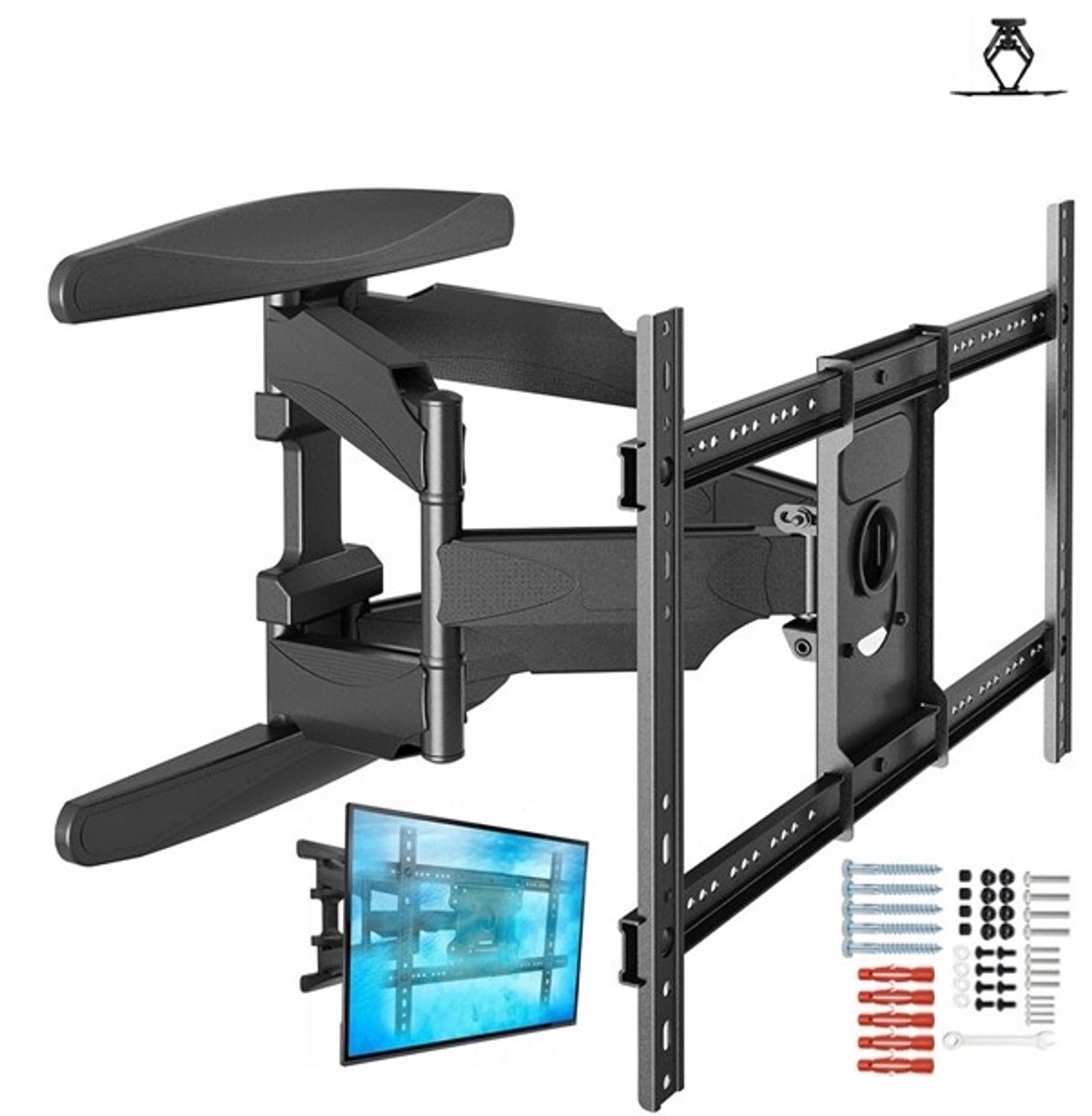 Draaibare TV-muurbeugel voor 70 inch Sharp TV - Stabiel & Verstelbaar