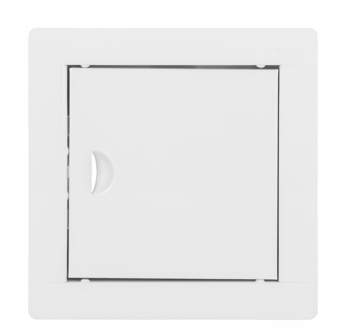 Merkloos Wit Metalen Inspectieluik 10x10 cm met Handige Sluiting