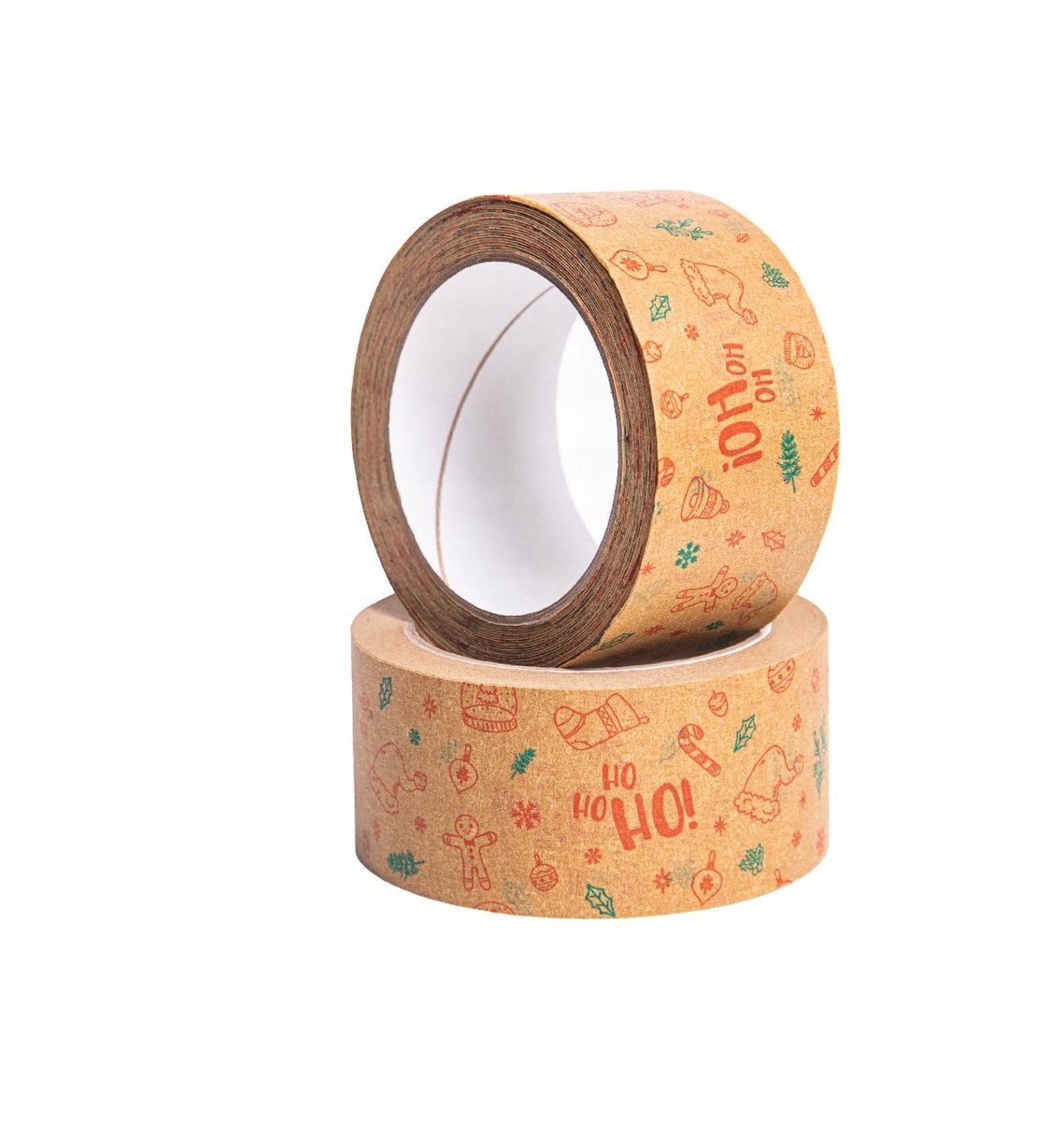 Kerst Inpakpapier Tape - 50mm x 40m - Decoratief & Duurzaam