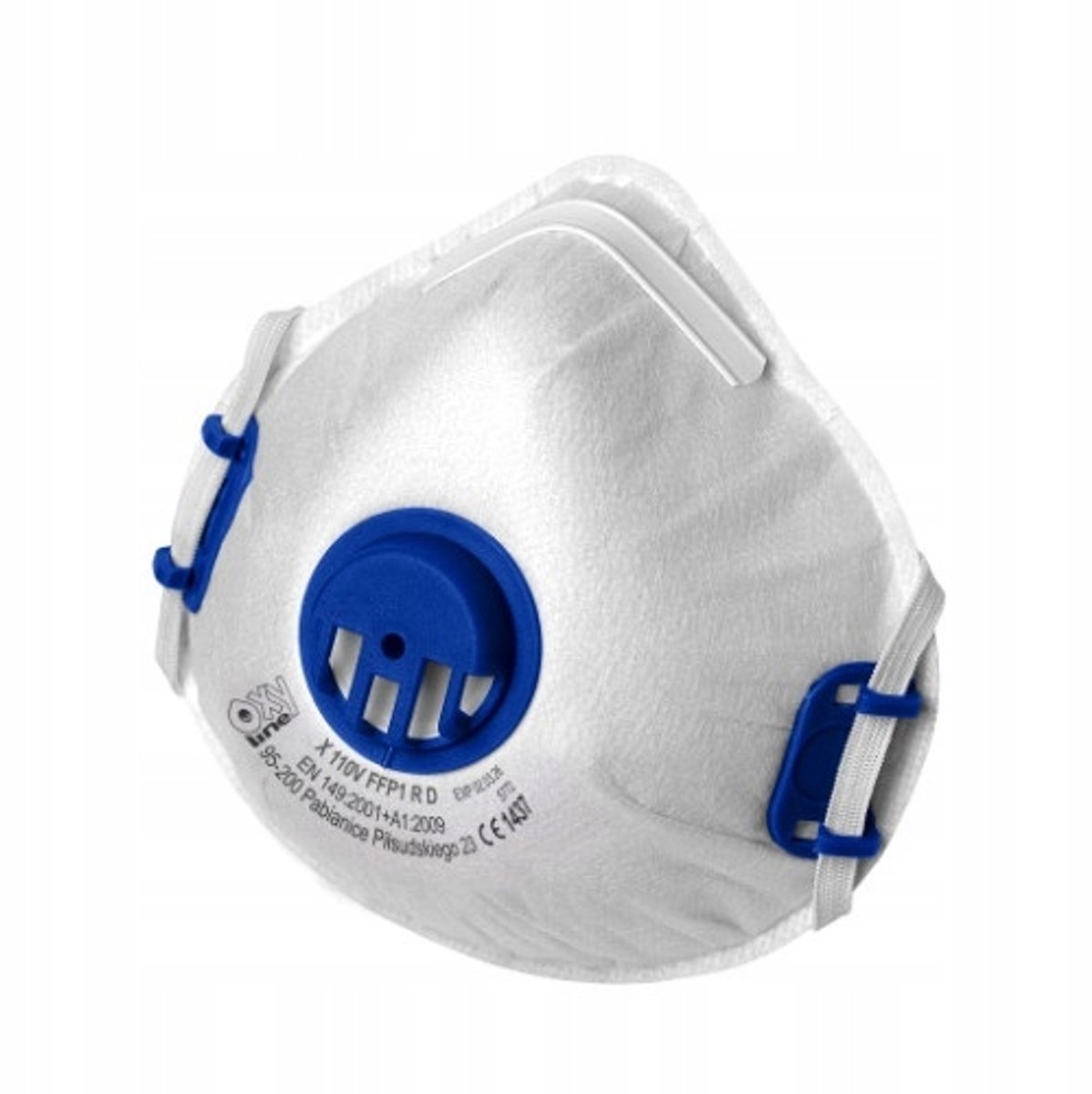 2x Oxyline X 110 V FFP1 R D Stofmasker - Hoge Bescherming