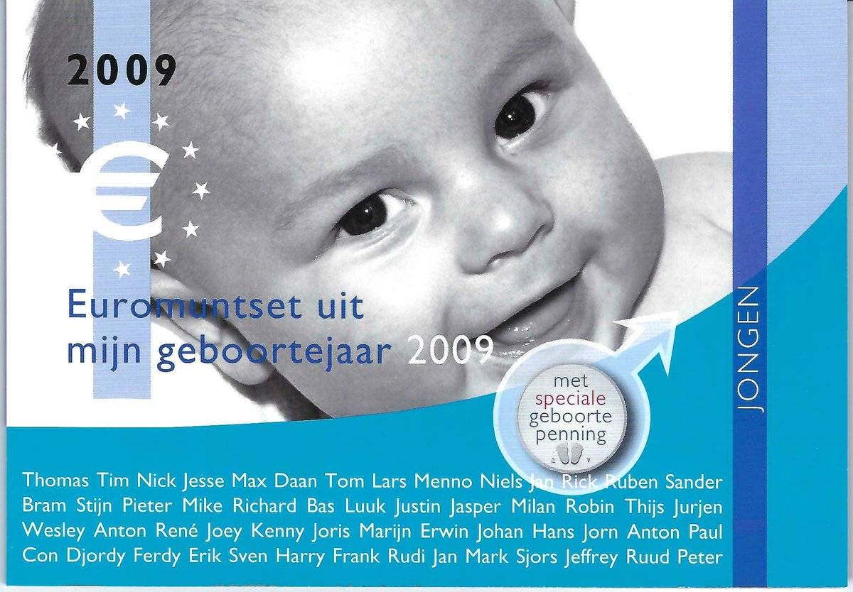 Geboorteset baby jongen 2009