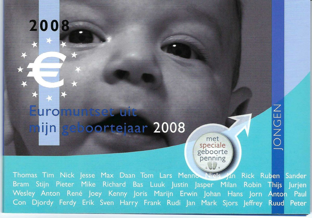 Geboorteset baby jongen 2008