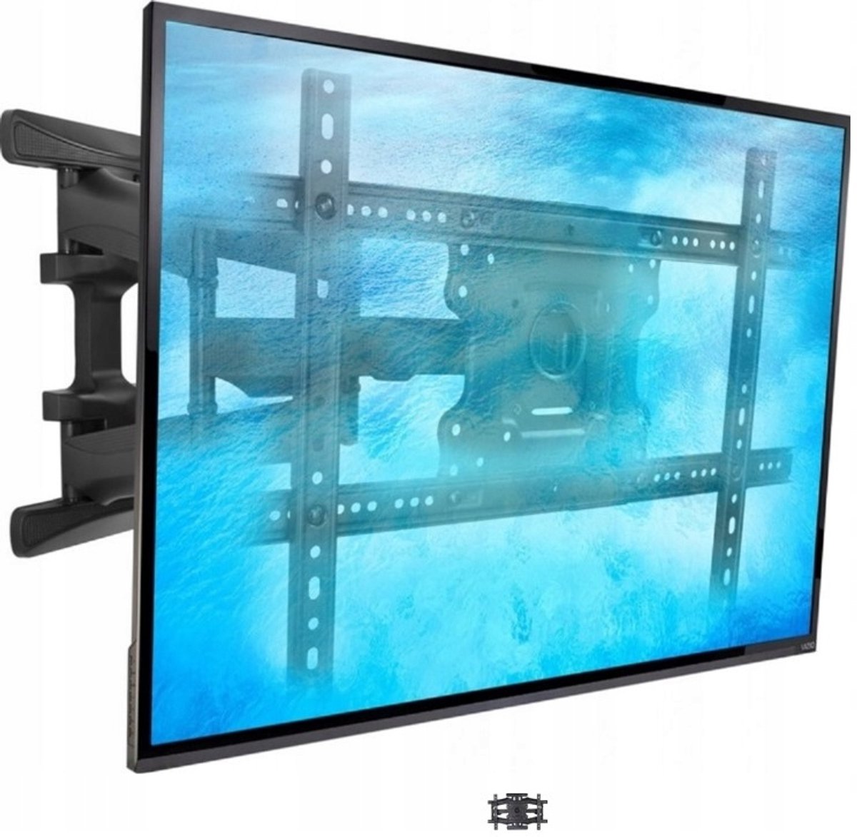 Draaibare TV-muurbeugel Hisense 50 inch - Verstelbaar & Stabiel