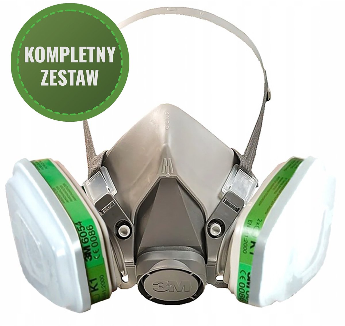 3M 6200 Halfmasker met Ammoniakfilters 6054 - Complete set