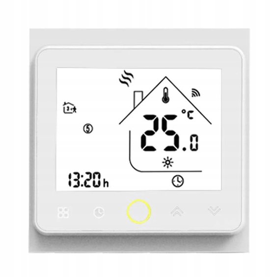 T-storm Smart Wi-Fi-Thermostat für 2/4 Röhren mit LCD-Farbdisplay passend für Box 503 – kompatibel mit Alexa, Google Home und IFTTT