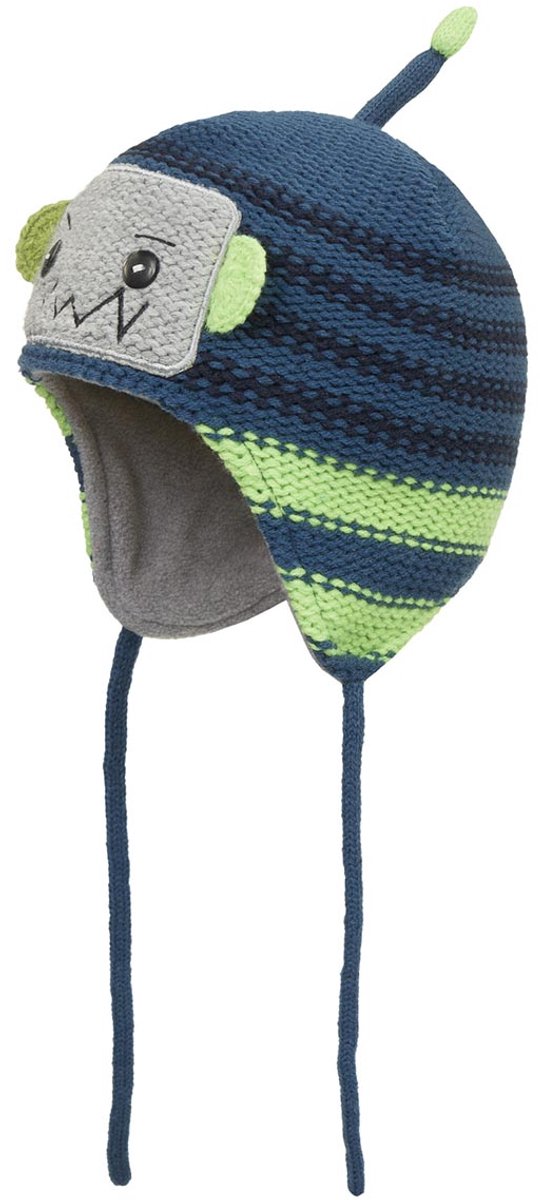 Baby muts met strik, groen, maat 47
