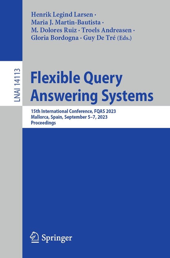 Springer Nature Proceedings Computer Science - Flexible Quer ... - cover