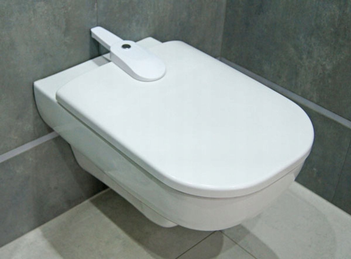 WC-slot, Toiletdeksel Beveiliging voor Kinderen - Wit