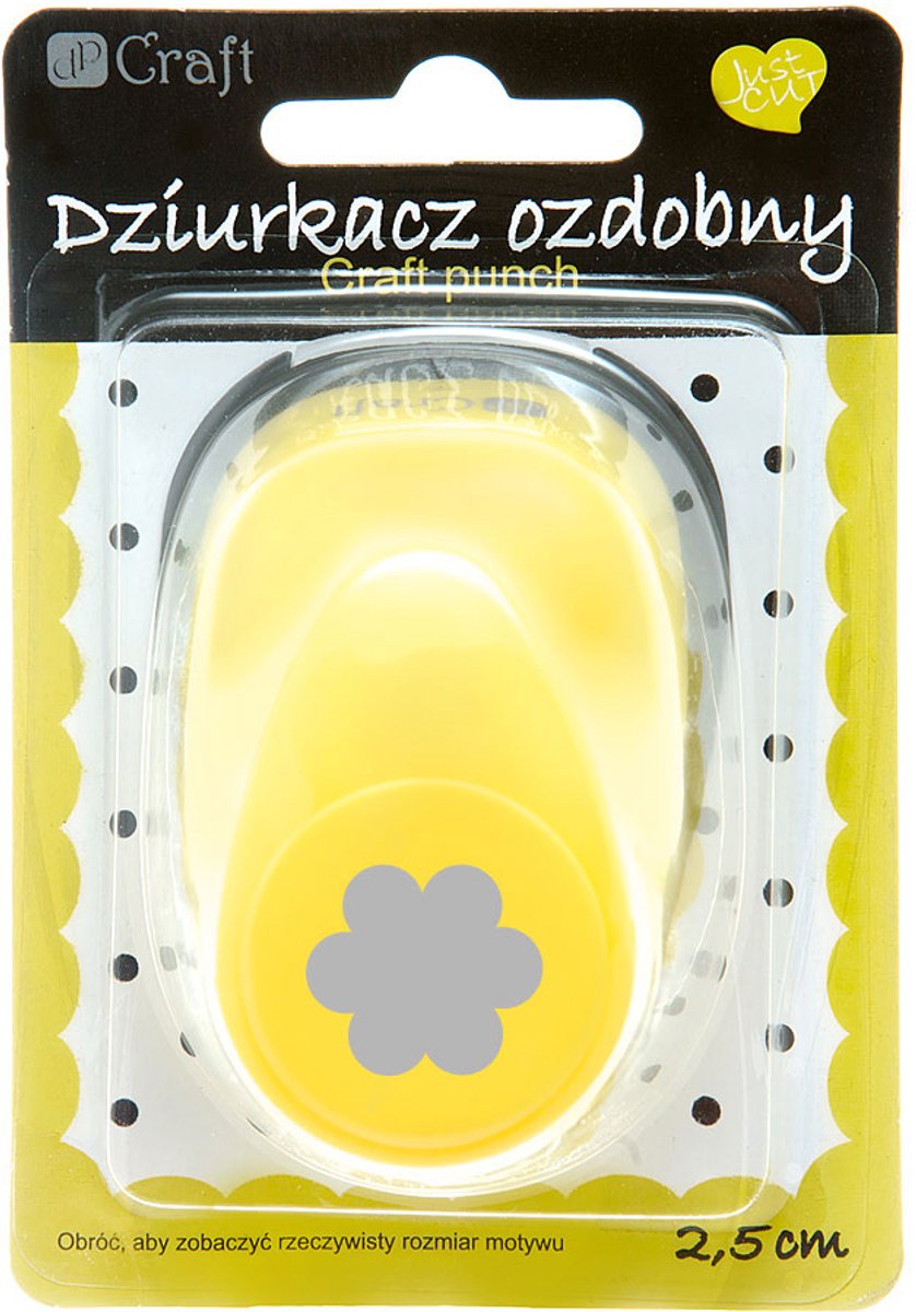 Decoratieve pons - Bloem - 2,5 cm