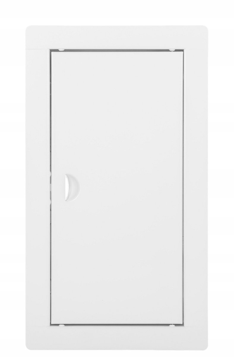 Metalen Inspectieluik 20x40cm Wit - Makkelijke Sluiting