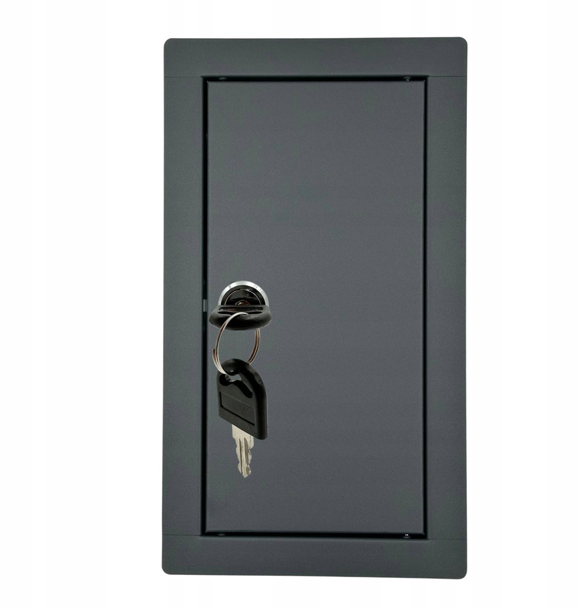 Metalen Revisiedeurtje 40x60cm Grafit Antraciet met Sleutel